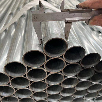ISO9001 गर्म बेचा जस्ती स्टील ट्यूब गर्म डुबोया DX51D Z40 ग्रेड 5.8m 6m 12m लंबाई उद्योग के लिए