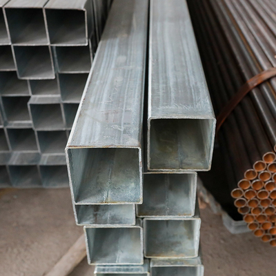 A992 ASTM जस्ती आयताकार स्टील पाइप SS400 हॉट डिप जस्ती स्क्वायर: